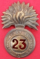 260. Glengarry du 23e regiment of foot (1874-1881)
